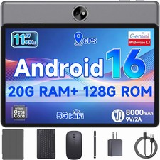 PEICHENG Tablet 11inch Android 16 Octa-core Processor, RAM 20GB(4+14Expand)+R... picture