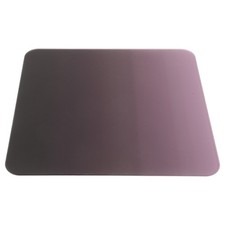 2pcs Glass Gaming Mousepad for Precision Tracking, Red, 9.8x9.8