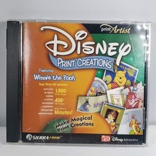 Print Artist Disney Print Creations Movie Collection PC CD ROM Windows 95/98 picture