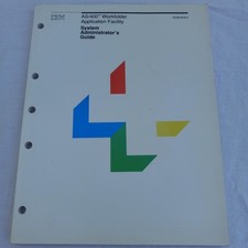 1990 1st Ed IBM AS/400 (WAF) SYSTEM ADMINISTRATORS GUIDE Manual 212pg picture