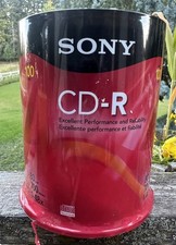 SONY CD-R 80 Min 700 MB 1-48x Recordable Compact Discs CDs 100-Pack NEW READ picture