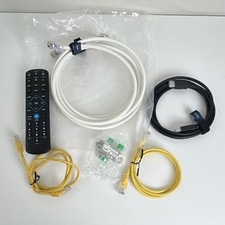 Spectrum Cable Accessory Lot - Remote Control, Coax & Ethernet Cables, Splitter picture