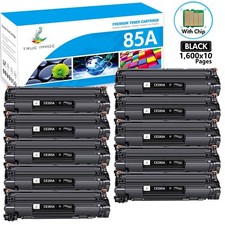 10 Pack CE285A 85A Toner Cartridge For HP LaserJet P1006 P1102 P1102W M1212NF picture