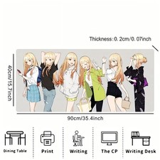 Extra-large Thickened Gaming Mouse Pad with Smooth, Non-slip Control. Oversize picture