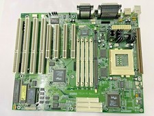 RARE VINTAGE ECS P5VX-A R1.0 SOCKET 7 ATX MOBO PENTIUM AMD CYRIX SOUND MBMX12 picture