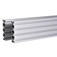 IXGNIJ 2080T 2PCS 59'' T Slot Silver Aluminum Extrusion Profile 1500mm picture