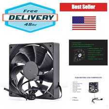 120mm Case Fan 4Pin PWM 12V DC 800-2000 RPM PC Cooling Fan picture