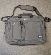 Solo New York Laptop Hybrid Backpack /Convertible Briefcase Gray Messenger Bag picture