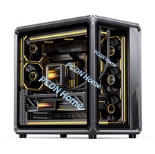 Jonsbo X400 Gray ATX computer case supporting back-plug// picture