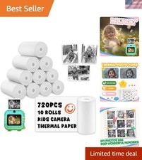 720Pcs Thermal Paper for Kids Camera Instant Print, 57x25mm Instant Print Pap... picture