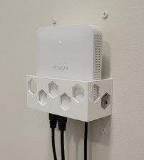 Wall Mount White for NETGEAR Nighthawk Mesh WiFi 6 MK62,MK63/MS60/MR60 picture