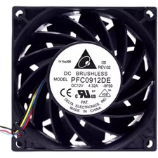 Delta PFC0912DE 9038 DC12V 4.32A 9CM 4-Wire Server Cooling Fan picture