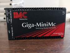 IMC NETWORKS 856-10731 GIGA-MINIMC 10/100/1000 Mbps GIGABIT FIBER CONVERTER  picture