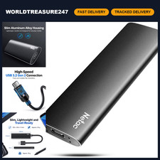250GB Portable SSD, 550MB/s Read, USB 3.2 Gen 2 External Drive, Lightweight Alum picture