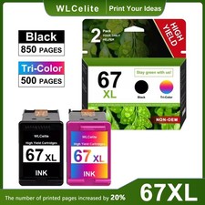 67 XL Ink 67XL Replacement for HP 67 Ink Cartridge Black Color Deskjet 2752e picture