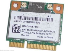 PA3839U-1MPC GENUINE TOSHIBA WIRELESS CARD ASSEMBLY SAT. L875-S7108 RTL8188CE picture