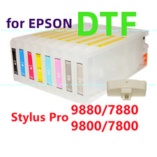 8 Empty Refillable Ink Cartridge Stylus Pro 9880 7880 9800 7800 DTF printing picture