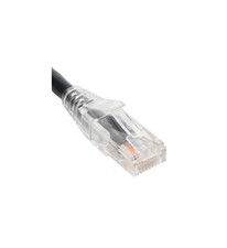 ICC ICC-ICPCSP03BK PATCH CORD- CAT5e- CLEAR BOOT- 3' BLACK picture