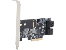 IO CREST Internal 5 Port Non-Raid SATA III 6GB/S Pci-E X4 Controller Card picture