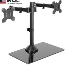 VIVO Freestanding Dual Monitor Stand with Sleek 13