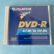 Fujifilm DVD-R 4.7 gb  unopened sealed New NOS 120 Min Data Video picture