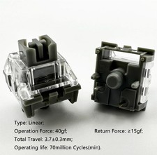 Kailh Midnight PRO Switches Mechanical Gaming Keyboard 5Pin 40gf Linear picture