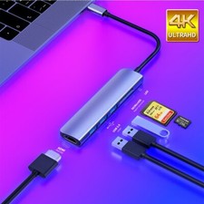 7 in 1 and 6 in 1 Multi Port USB C HUB - includes HDMI, USB3.0 , SD/Micro SD picture