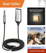 Bluetooth 6.0 Adapter with Built-in Microphone for Smooth Hands-Free Calling picture
