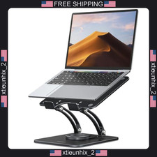 Laptop Stand with 360° Rotatable Base, Adjustable Ergonomic Design picture