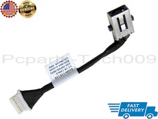 Genuine DC IN power jack cable charging port For Dell 450.0SF0A.0031 00R2W9 picture