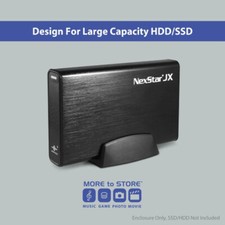 Vantec NexStar JX USB3.2 eSATA Ext Enclosure 2.5/3.5inch HDD,  NST-358SU3-BK picture