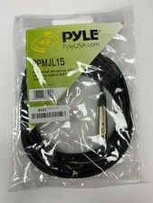 Pyle PPMJL15 Professional Microphone Cable 15ft 1/2