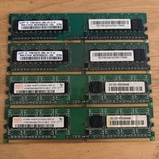 Lot of 4 Desktop RAM Memory 512MB Samsung And Hynix Untested picture