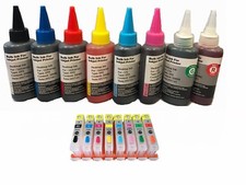Canon CLI-8 CLI8 PRO 9000 refill ink Cartridges with ARC chips empty Plus Ink picture