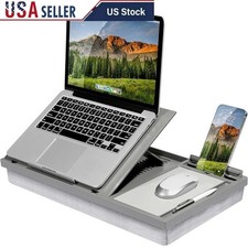 Adjustable Lap Desk W/ Built-In Mouse Pad Portable Cushion Multi-Angle Surface picture