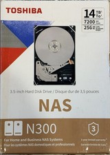 Toshiba N300 - 14 TB - 7200 RPM - 3.5'' Hard Disk Drive (Brand New) picture