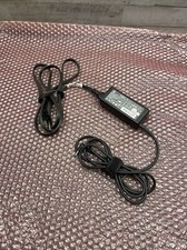 Used HP AC Adapter PPP009L-E 19.5V 3.33A With Power Cord BLUE TIP picture