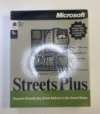 Streets Plus Microsoft Automap 1997 Edition *Sealed* Vintage picture