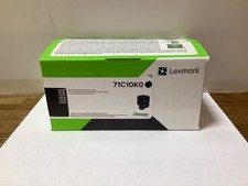 New Lexmark 71C10K0 5K Page-Yield Return Program Toner Cartridge - Black  picture