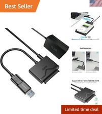 Effortless Data Transfer with USB 3.0 to SATA Adapter - Supports SSD/HDD Usage picture