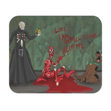 Scooby Doo & Shaggy Meets Pinhead Mouse Pad Like I'm In Hell Scoob Help Me NEW picture