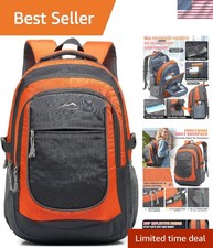 15.6 Inch Laptop Backpack - Reflective and Ergonomic Daypack for Travel & Hiking picture