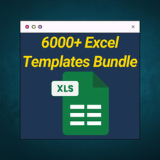 6000+ Excel Templates Bundle PLR MRR | Business, Budgeting, Project Management picture