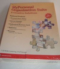 My Personal Organization Suite CD ROM Window 95/98/Me 2000 picture