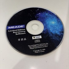 Meade Limited Edition Astronomy Software Windows 95/98/NT Telescope Space picture