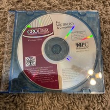 THE 1995 GROLIER MULTIMEDIA ENCYCLOPEDIA PC CD-ROM, IBM PC VERSION 7.0.4 picture