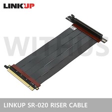 LINKUP SR-020 Ultra PCI-e 4.0 x 16 RISER CABLE 200mm 16GT/s -Fedex Tracking= picture