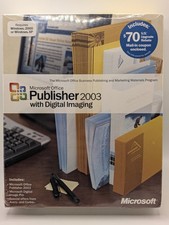 Microsoft Office Publisher 2003 W/ Digital Imaging Vintage Software NEW/Sealed picture