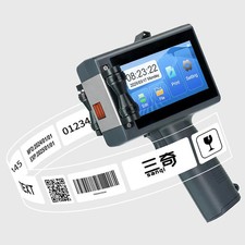 Portable Handheld 12.7MM TIJ Inkjet Printer for Date Barcode QR Code Label picture