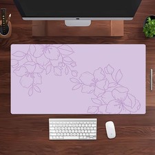Large Non-slip Rubber Gaming Office Mouse Pad, Polyester Table Mat, Suitable f picture